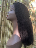 24"KINKY AFRO| NATURAL COLOR| 13x4 HD LACE FRONTAL WIG