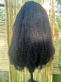 20"KINKY AFRO| NATURAL COLOR| 13x4 HD LACE FRONTAL WIG