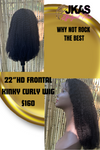 180% Density 1B (Natural Color)/ 613 (Platinum Blonde) Lace Frontal Wigs 12"-28"