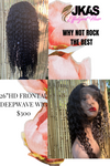 180% Density 1B (Natural Color)/ 613 (Platinum Blonde) Lace Frontal Wigs 12"-28"