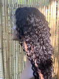 28"DEEP CURLY| NATURAL COLOR| 13x4 HD LACE FRONTAL WIG