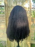 24"KINKY AFRO| NATURAL COLOR| 13x4 HD LACE FRONTAL WIG